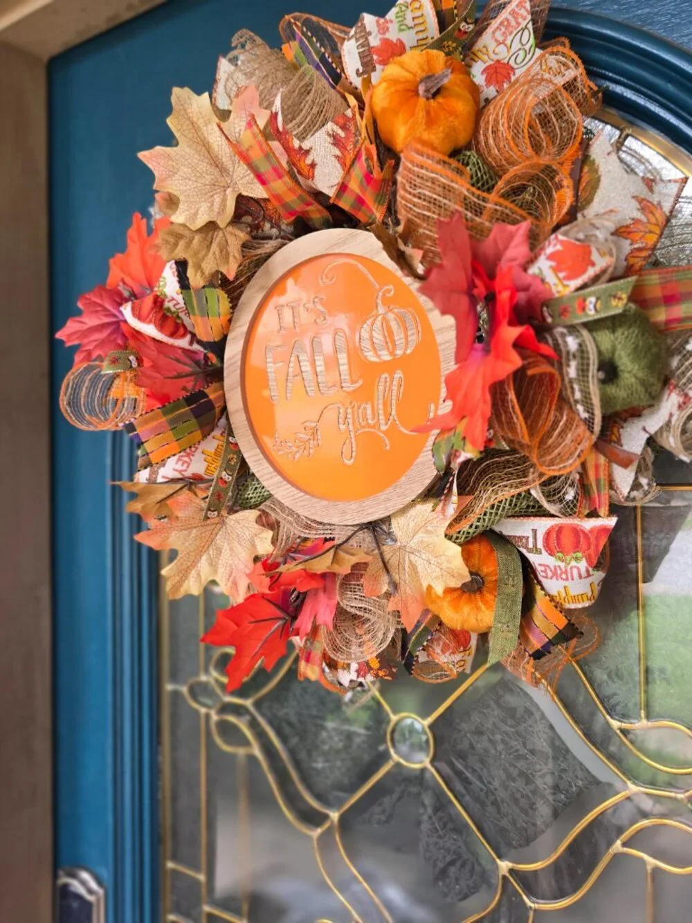 It's Fall Y'all Autumn Wreath
